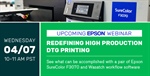 Redefining High Production DTG Printing