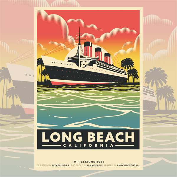 Live-Printed Poster Raises $15,000 for Long Beach Nonprofit