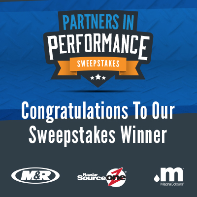 Nazdar SourceOne Announces Partners In Performance Sweepstakes Winner