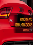 Removing and Remounting Badges 