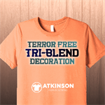 Terror Free Tri-Blend T-shirt Decoration
