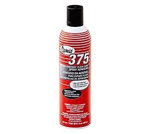 375 Flash Cure Spray Adhesive - 12 can pack