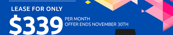 Lease for only $339 per month! Offer ends November 30th