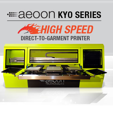 Aeoon KYO Series High Speed Direct-To-Garment Printer