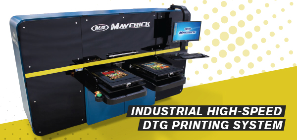 M&R Maverick DTG Printer, See the future of DTG printing
