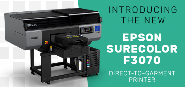  Epson  F3070  Industrial Direct to Garment Printer