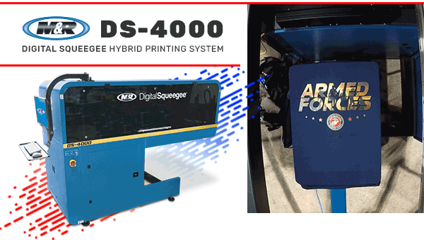 Level Up your Screen Printing Business to Hybrid with the M&R DS-4000