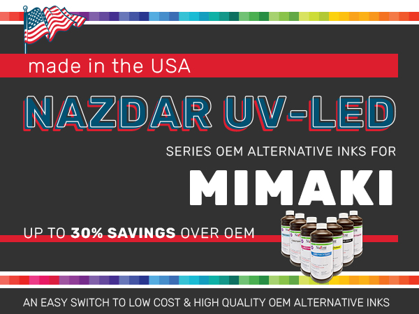 Nazdar 706, 707, and 708 Series for Mimaki Printers