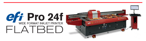 EFI Pro 24f Flatbed - Outstanding Image Quality + High-Speed Printing