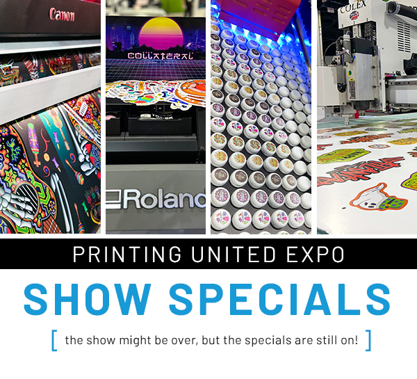 PRINTING UNITED Show Specials