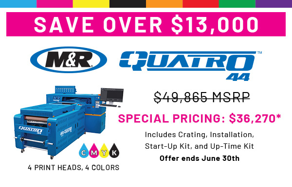 M&R Quatro 44 DTF Printing System