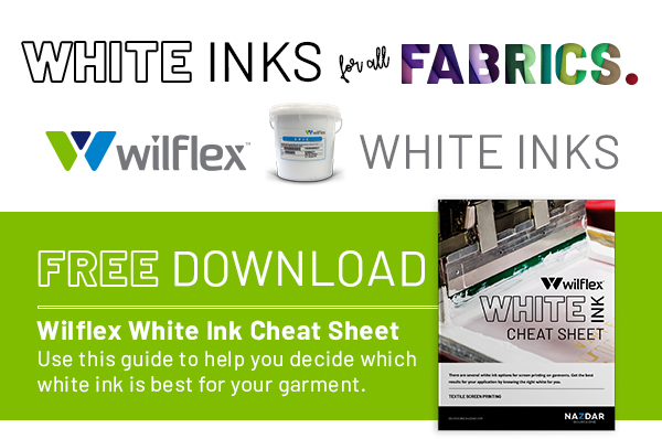 Use this guide to decide which Wilflex White Ink is best for your garment